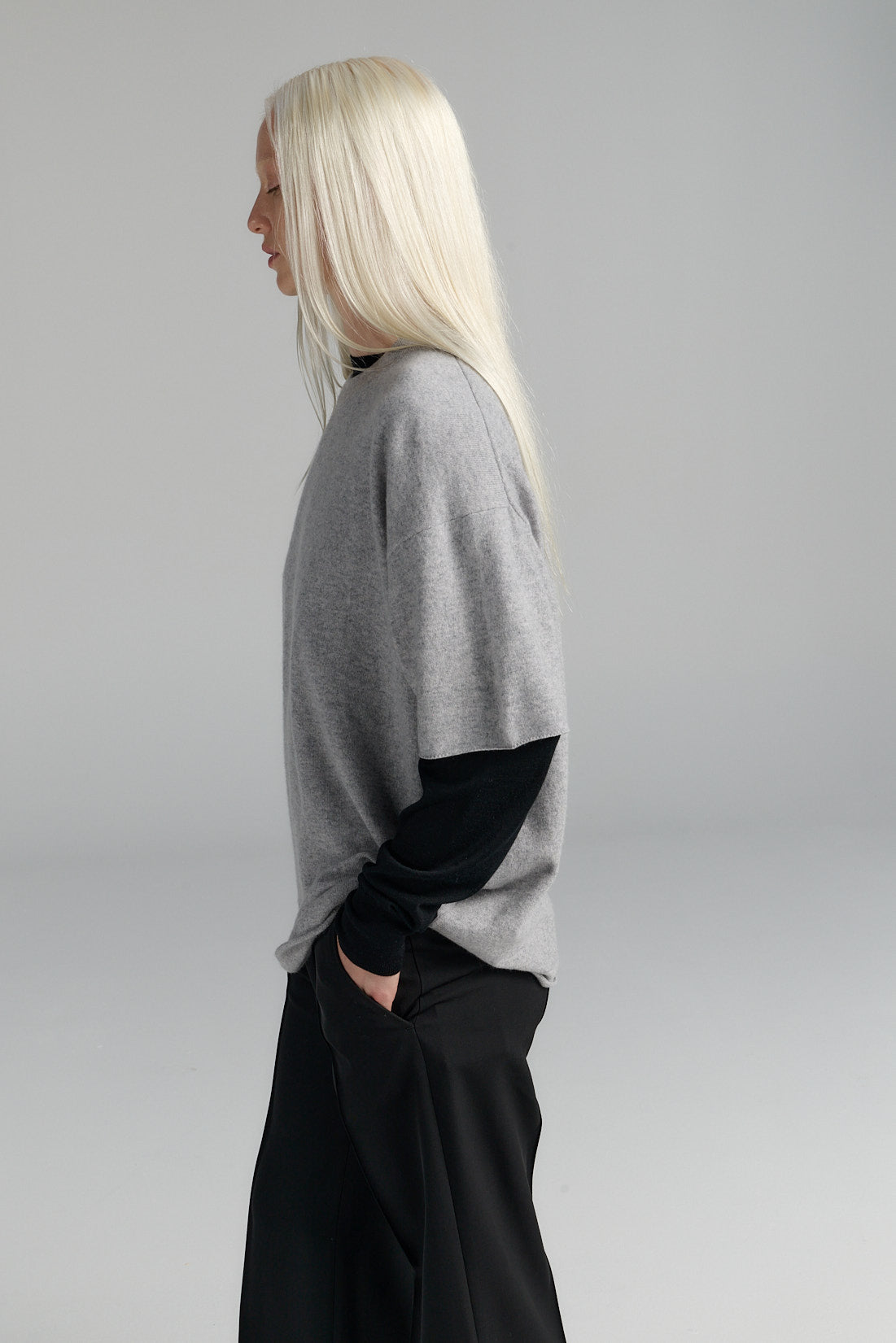 TShirt | Wool Cashmere | Light Grey