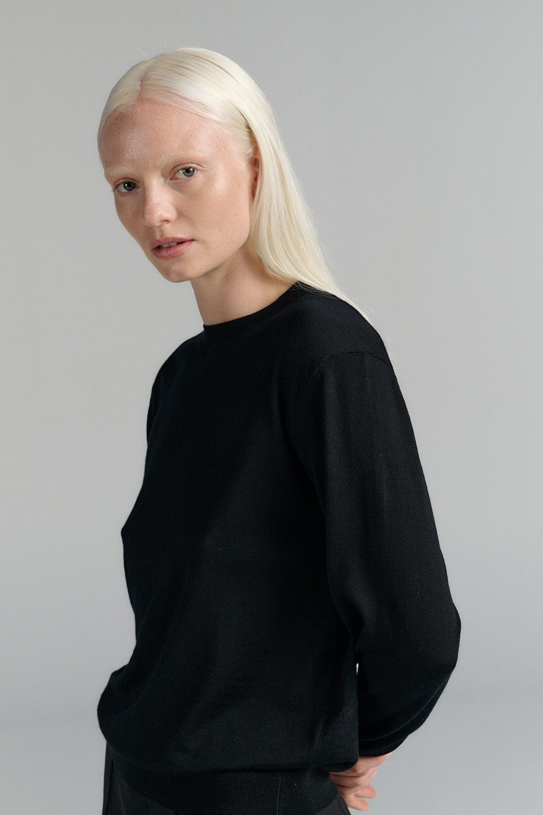 Crewneck | Merino Wool | Black