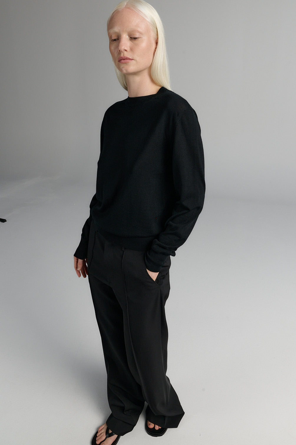 Crewneck | Merino Wool | Black