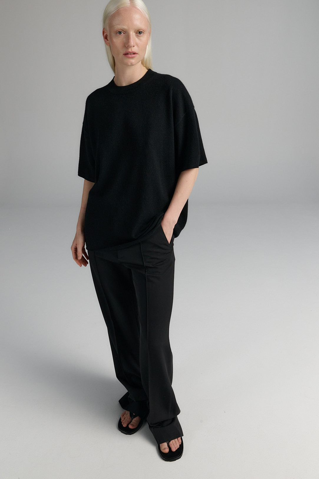 TShirt | Wool Cashmere | Black