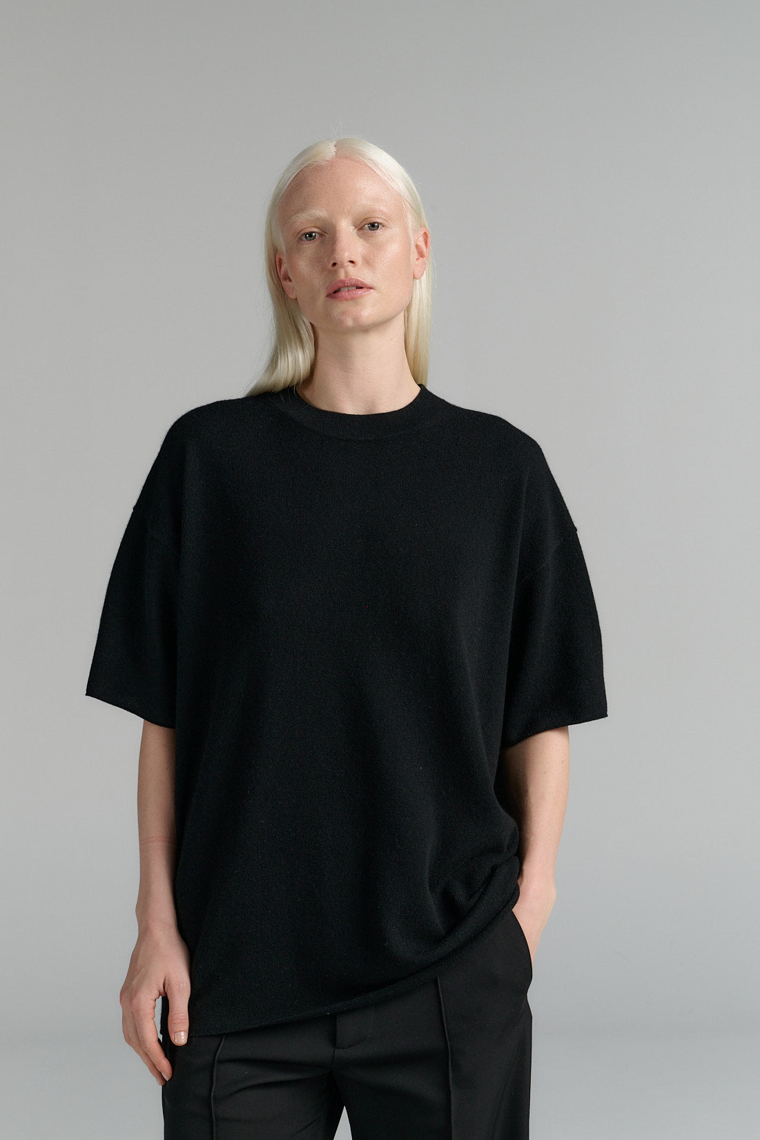 TShirt | Wool Cashmere | Black