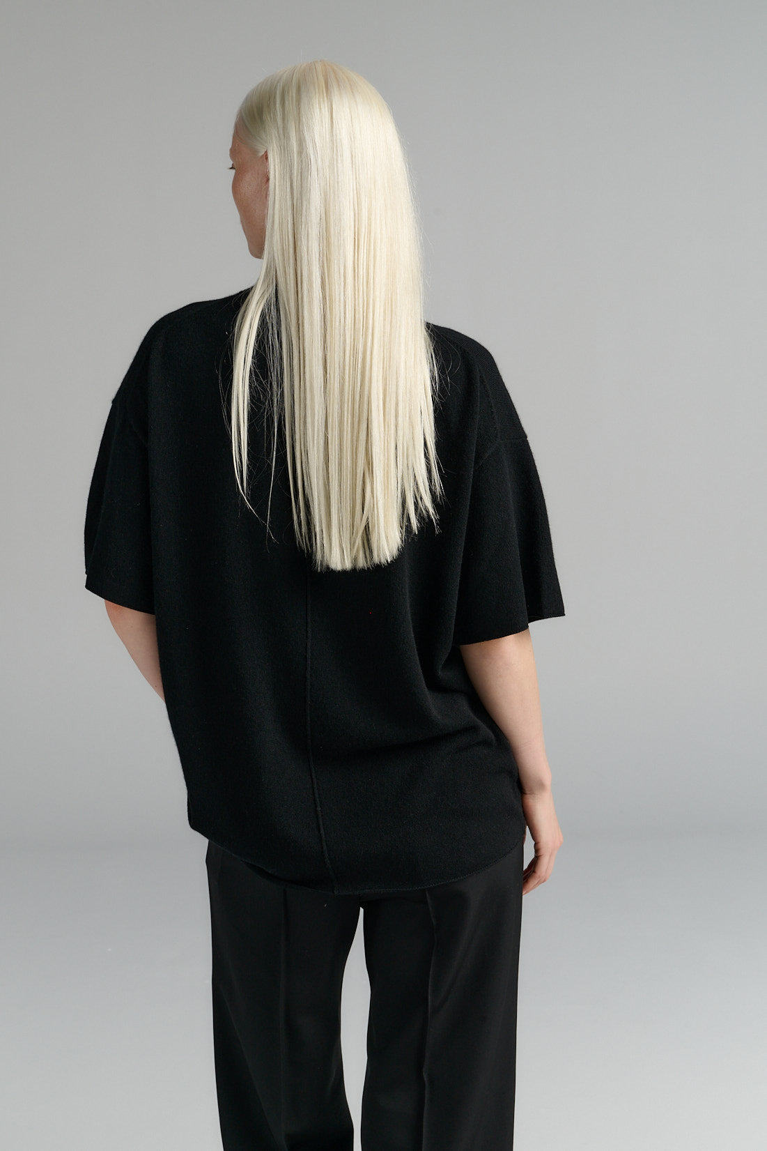 TShirt | Wool Cashmere | Black