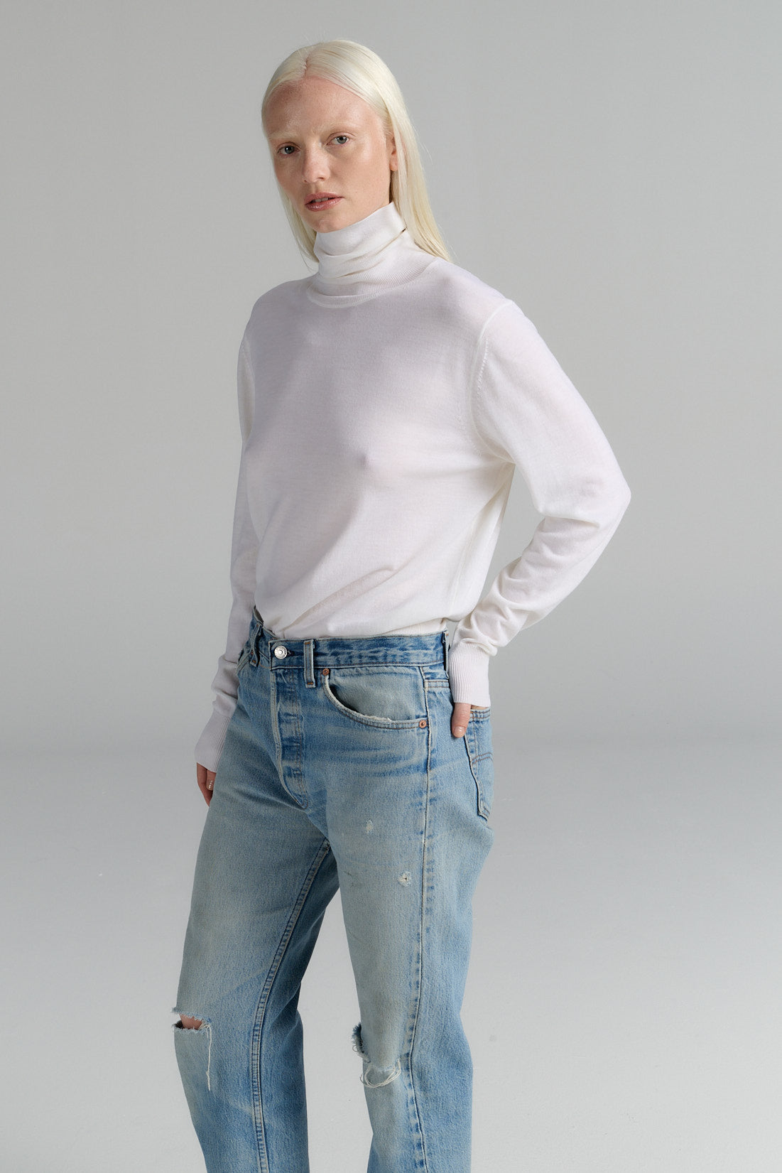 Turtle Neck | Merino Wool | Cream