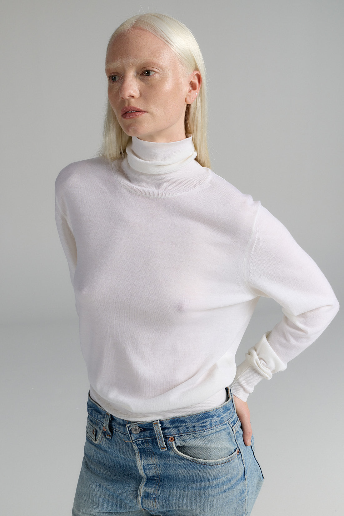 Turtle Neck | Merino Wool | Cream