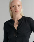 RHEA137 | Henley | Merino Wool | Dark Grey