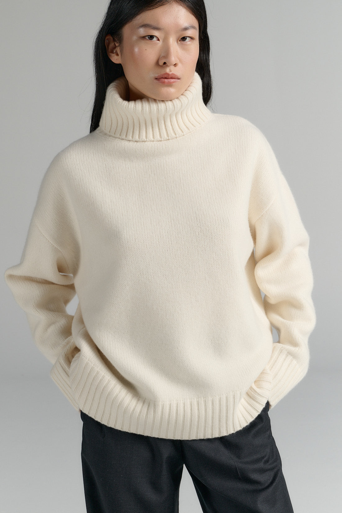 Heavy Turtle | Merino Wool | Cream