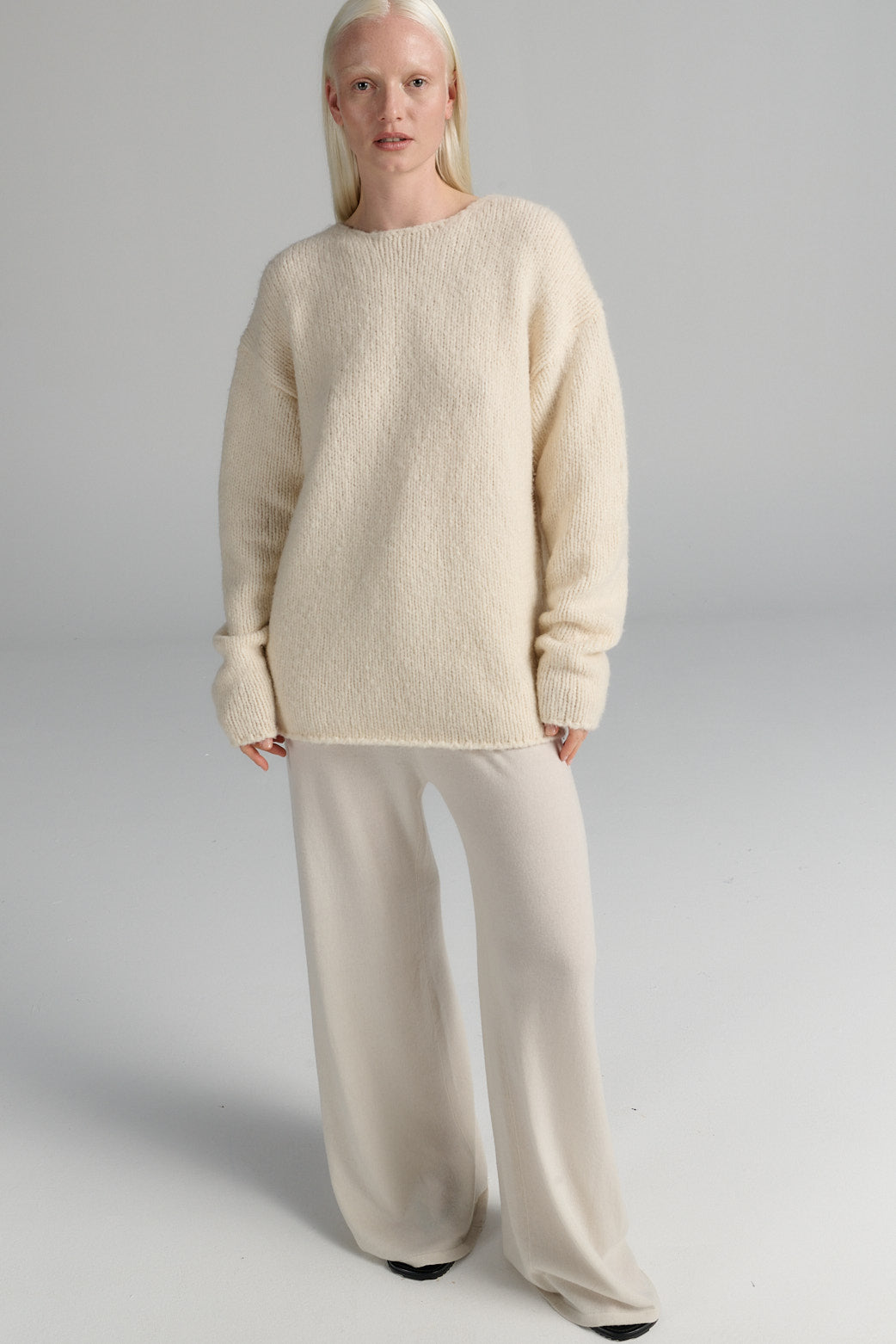 Heavy Crew | Wool Blend | Cream