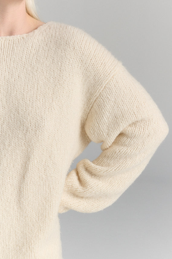 Heavy Crew | Wool Blend | Cream