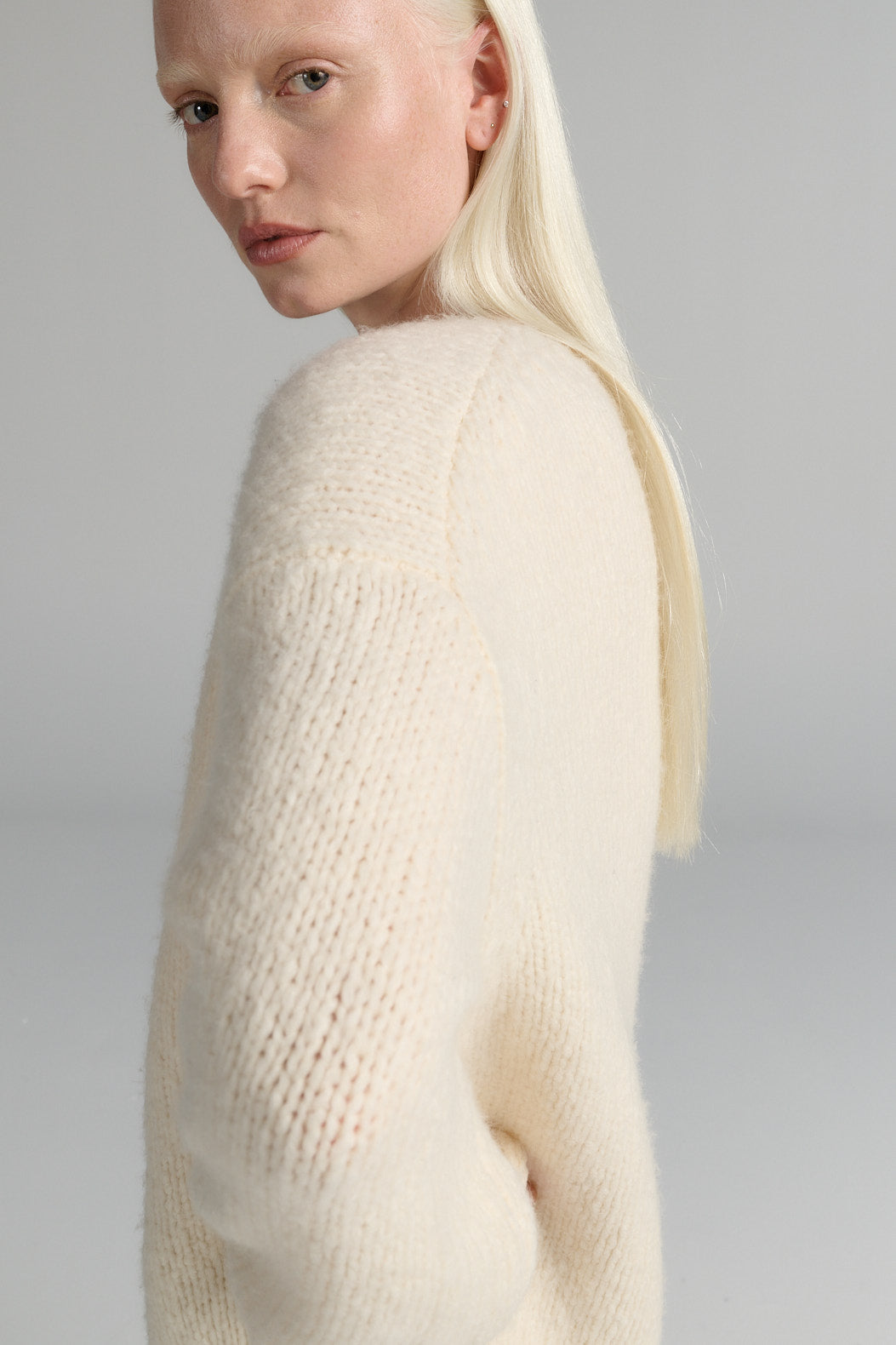 Heavy Crew | Wool Blend | Cream