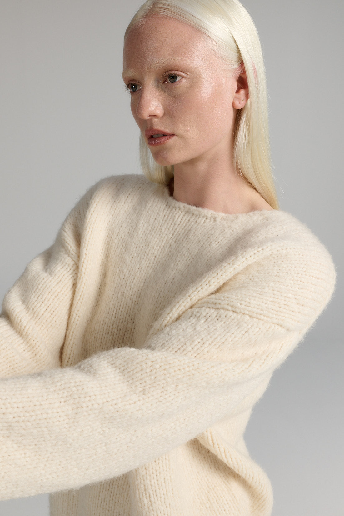 Heavy Crew | Wool Blend | Cream