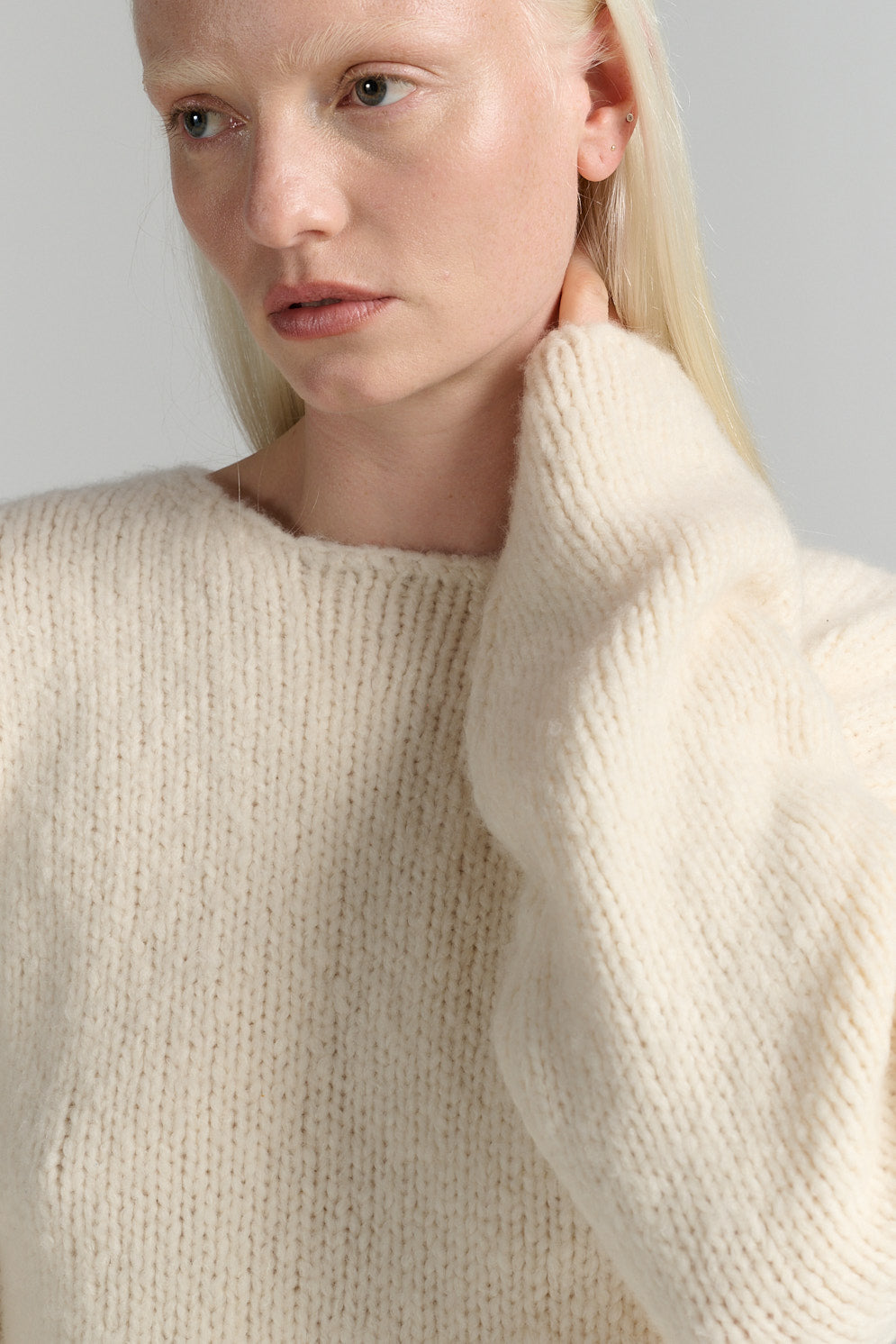 Heavy Crew | Wool Blend | Cream