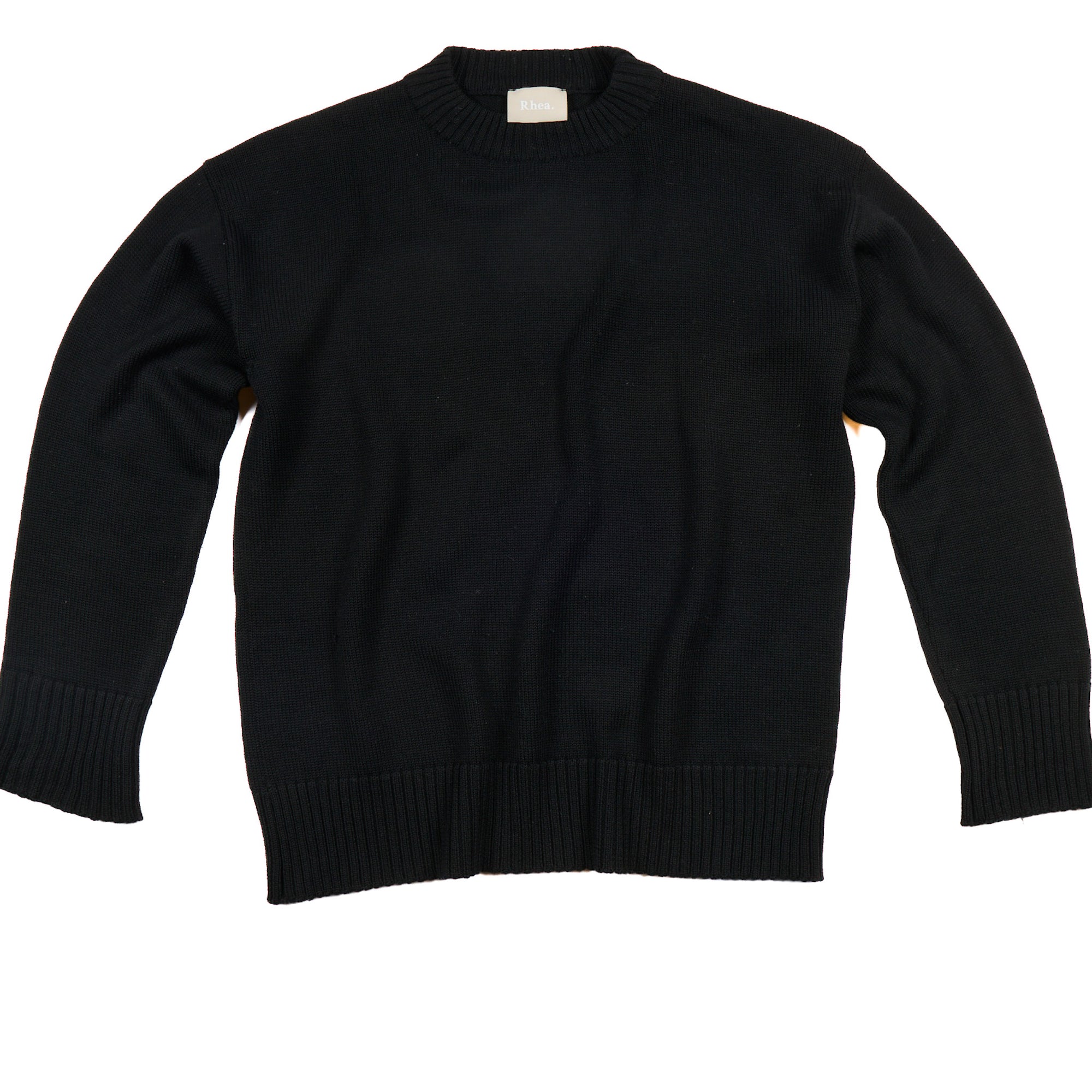 Heavy Crew | Merino Wool | Black