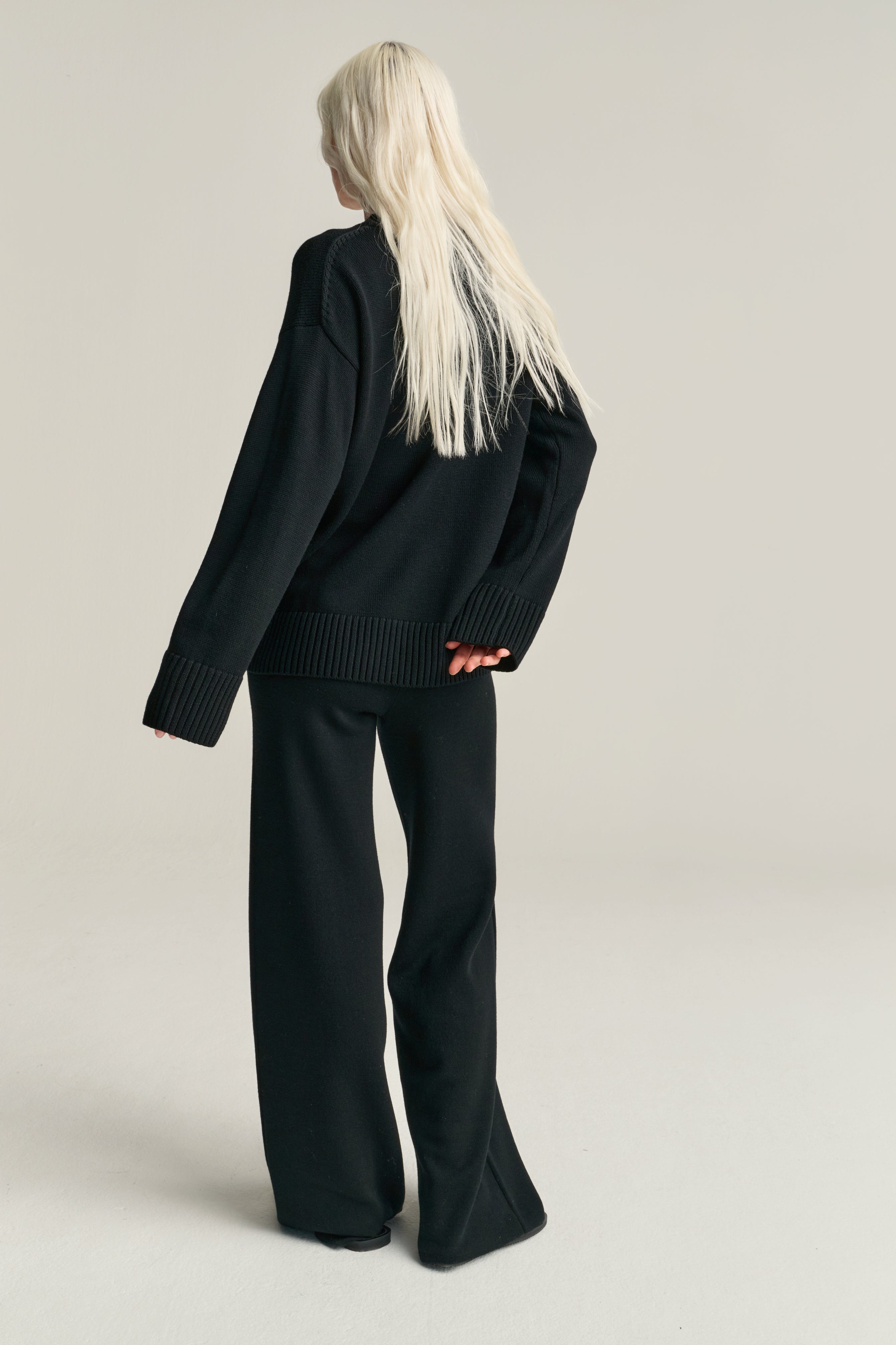 Pants | Merino Wool | Black – Rhea.