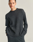 Heavy Crew | Merino Wool | Grey