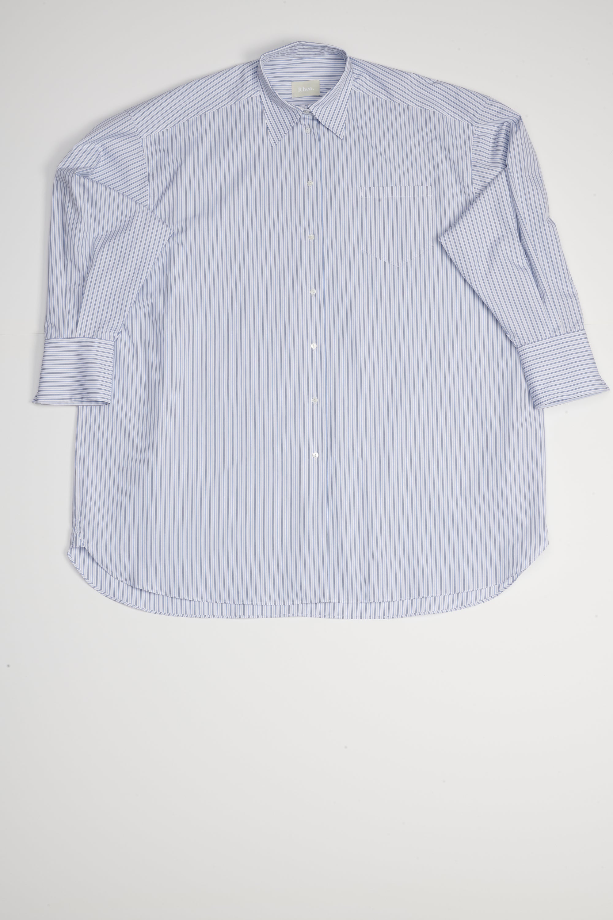 Shirt Dress | Egyptian Cotton | Blue Stripe