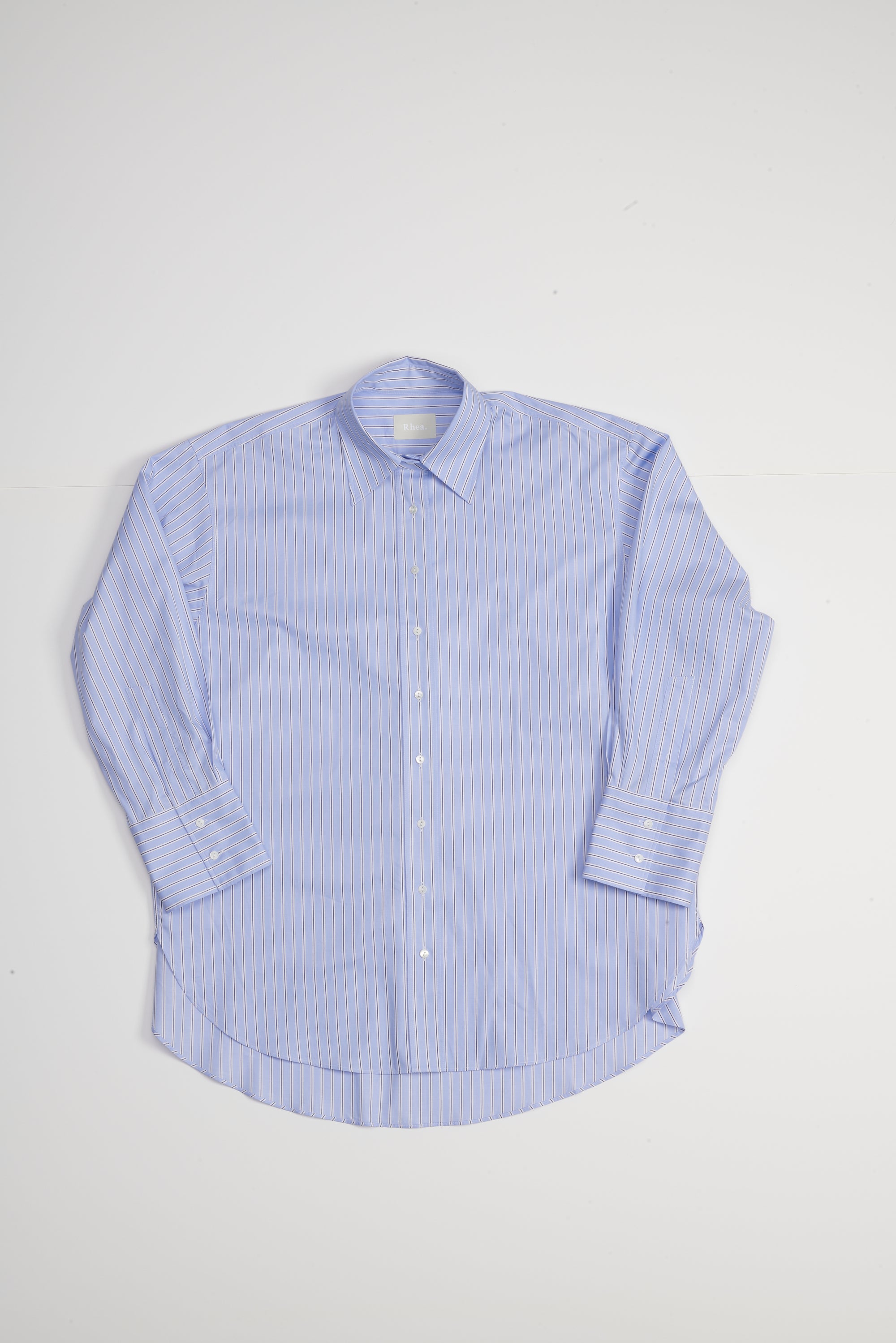 Shirt | Egyptian Cotton | Light Blue Stripe