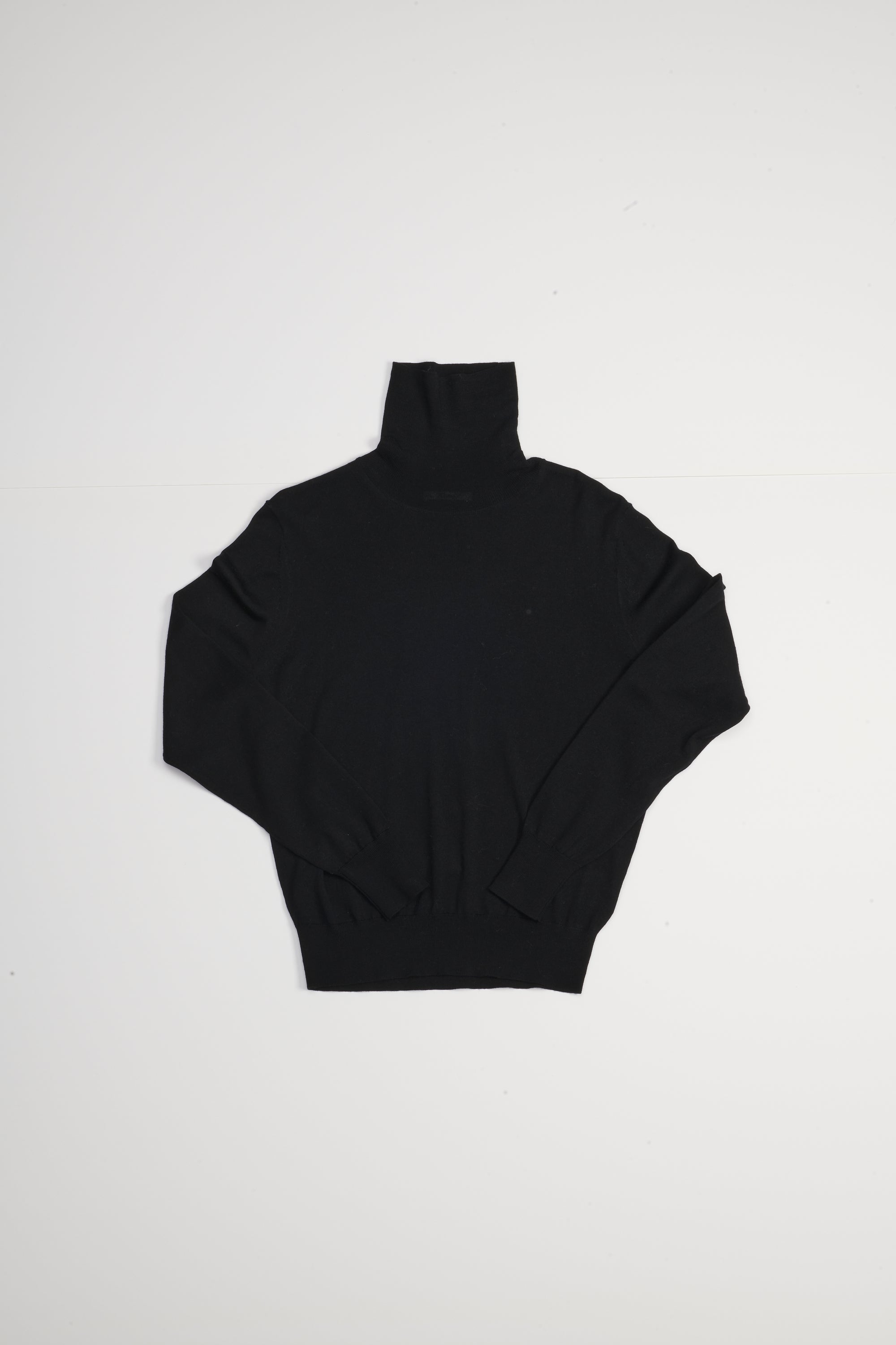 Turtle Neck | Merino Wool | Black