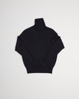 Turtle Neck | Merino Wool | Navy