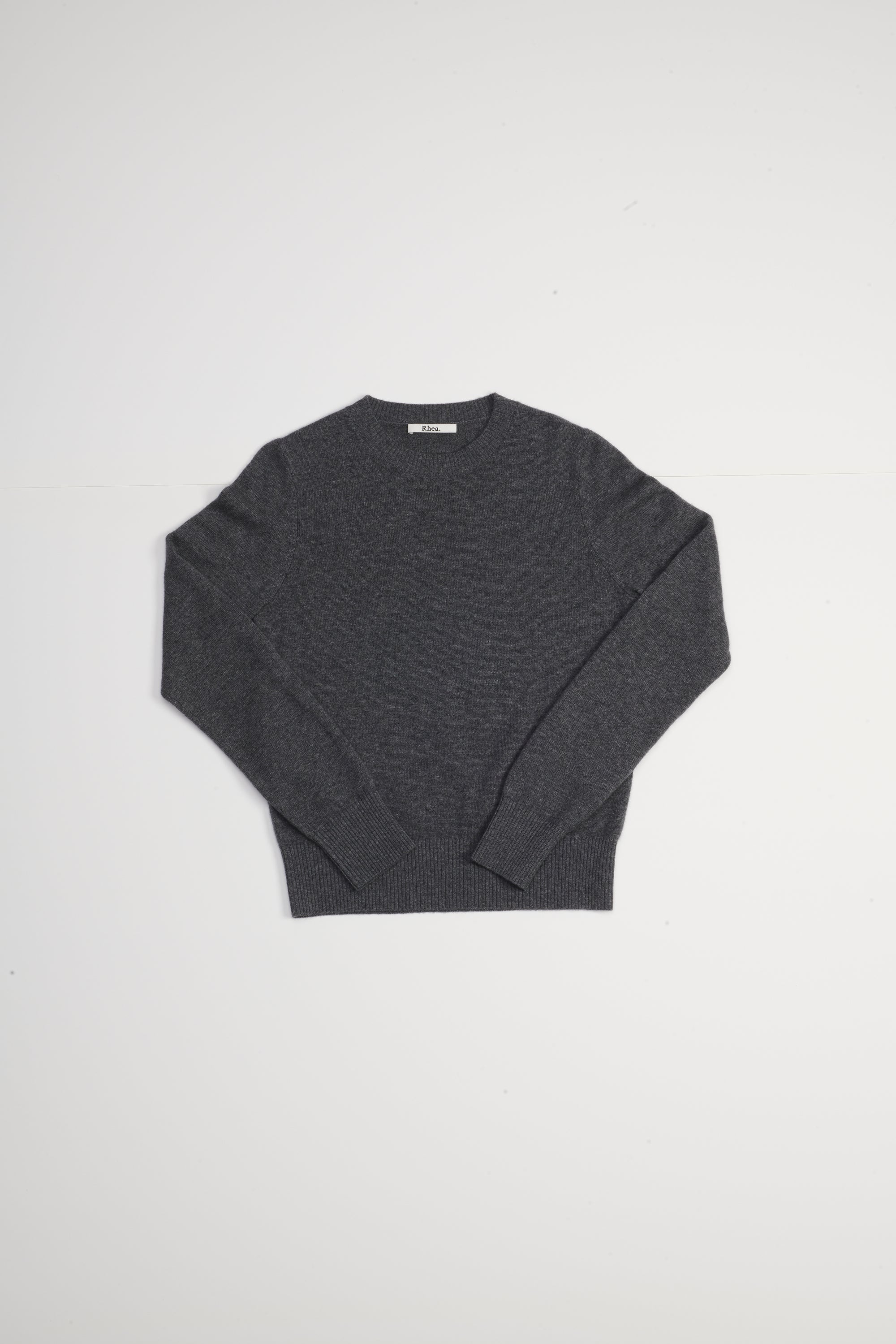 Crew | Wool Cashmere | Mid Grey