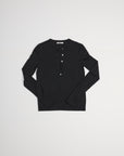 RHEA137 | Henley | Merino Wool | Dark Grey
