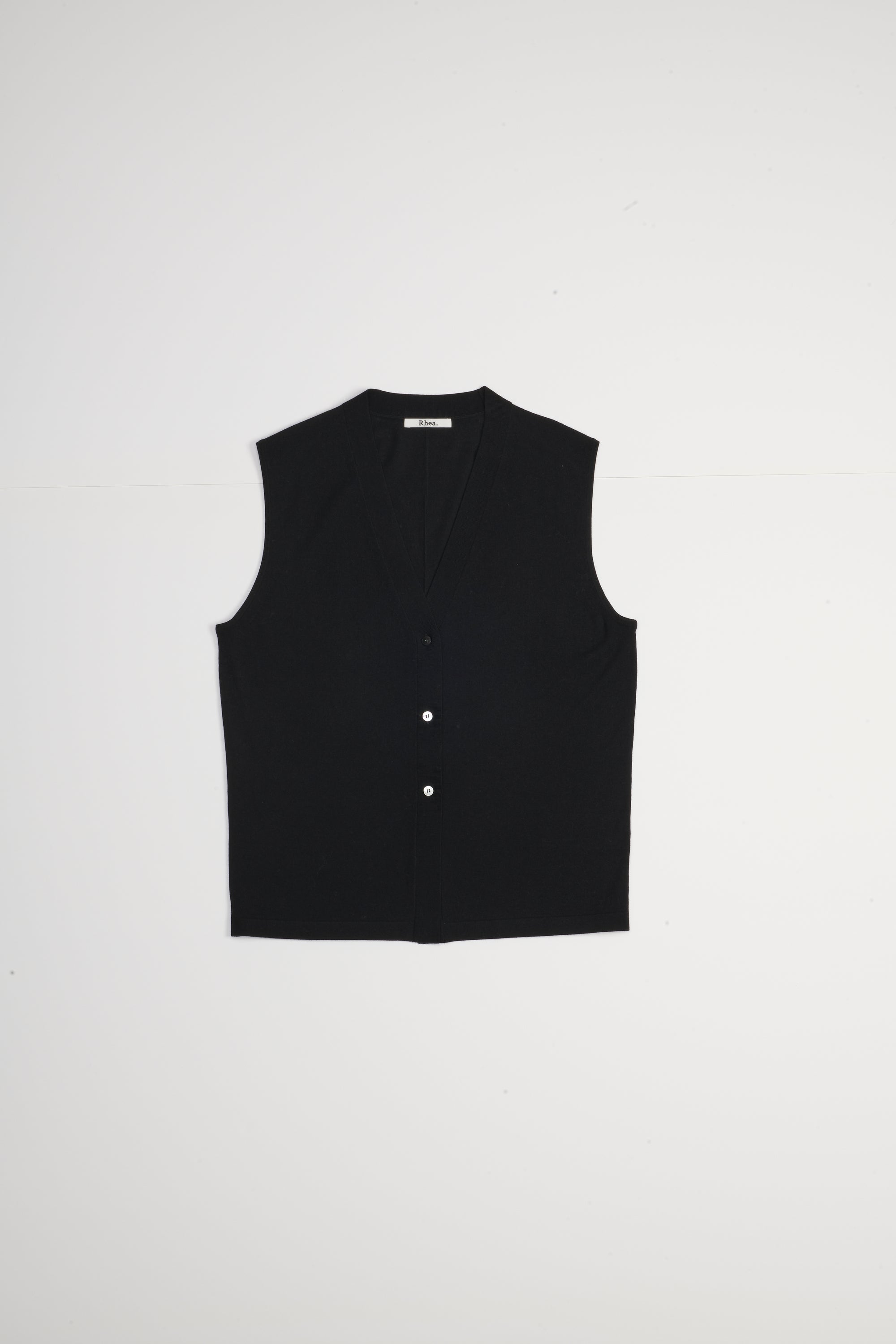 Vest | Lightweight Merino Wool | Black