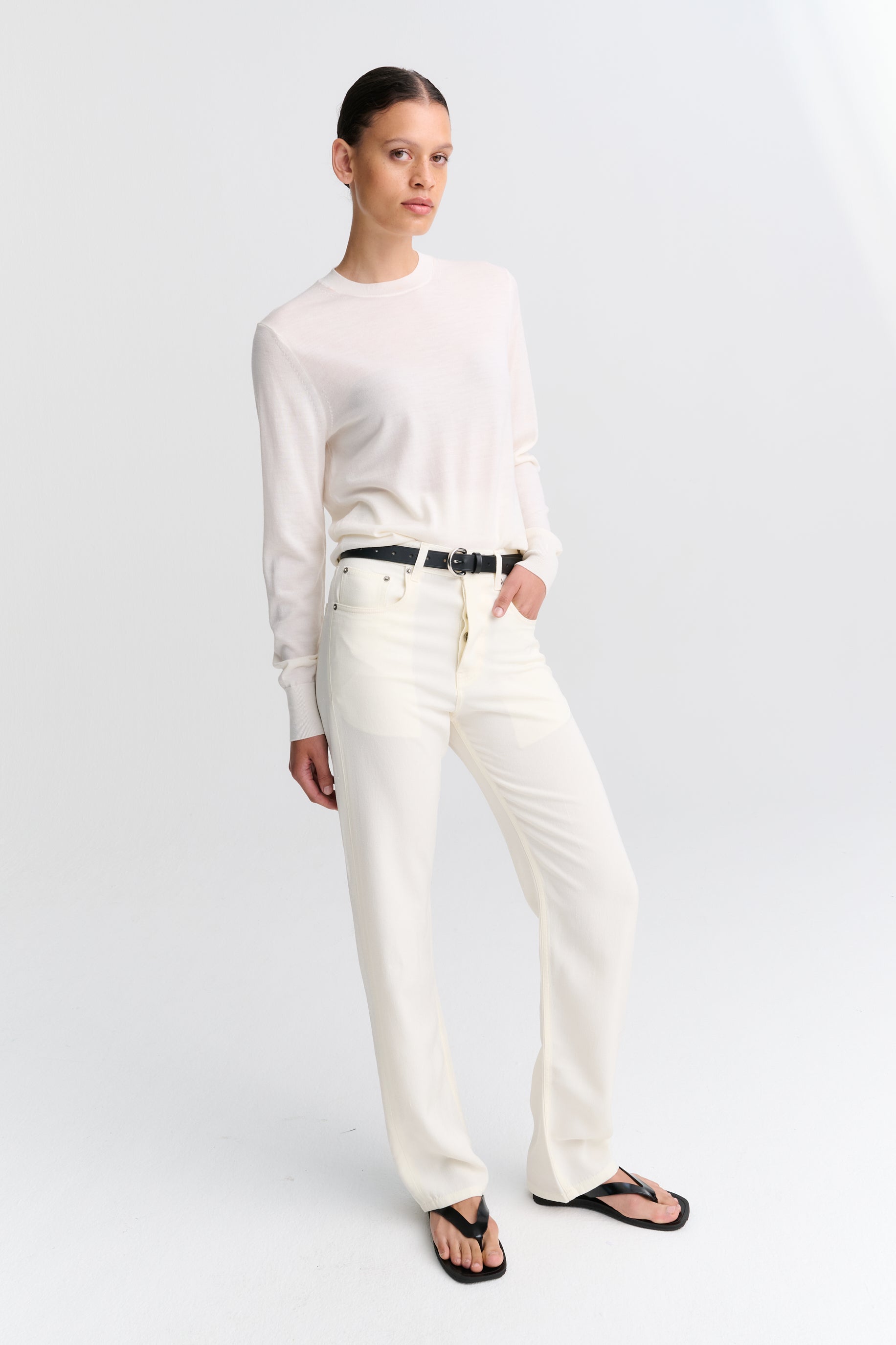 Crewneck | Merino Wool | Off White