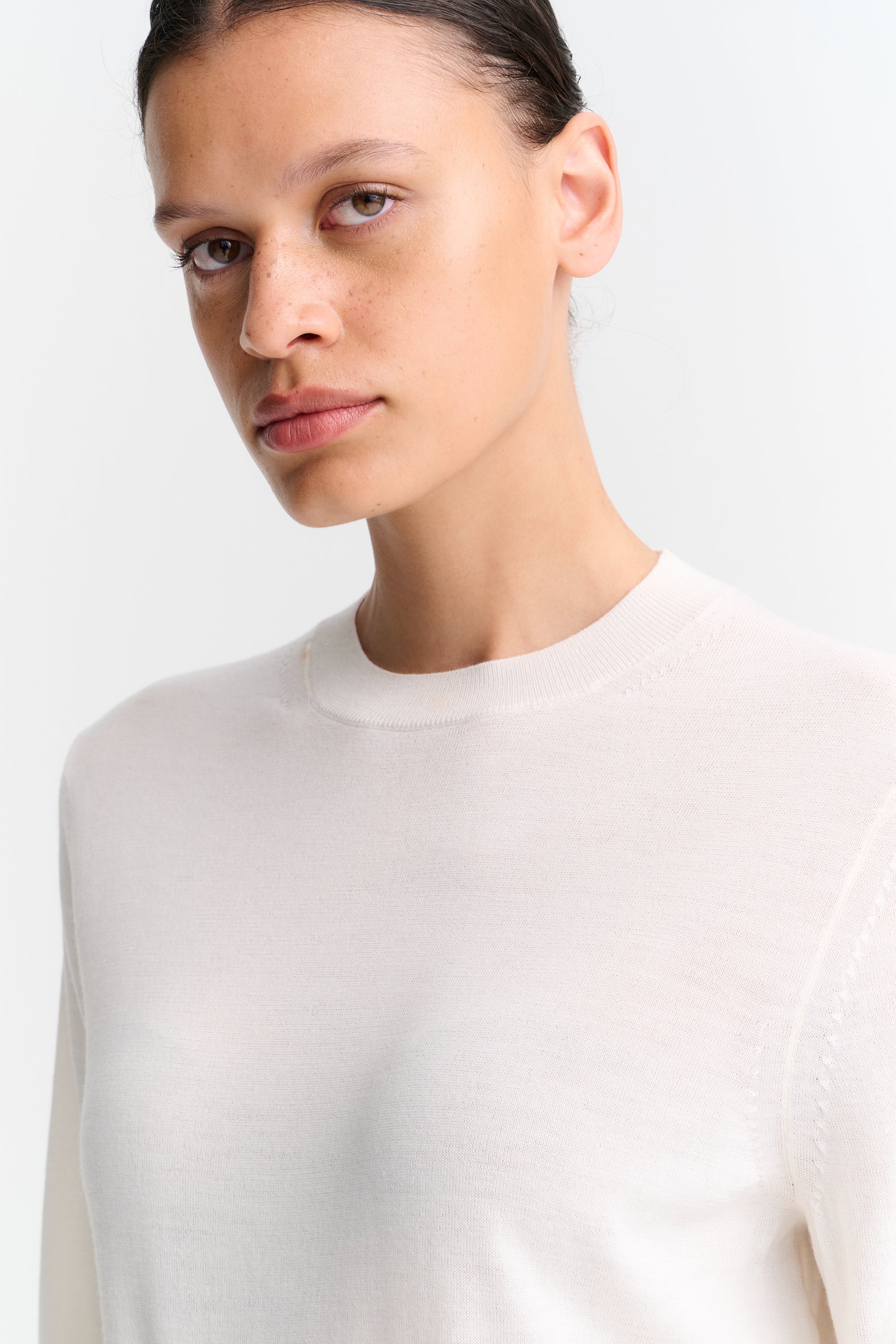 RHEA103 | Crew | Merino Wool | Cream