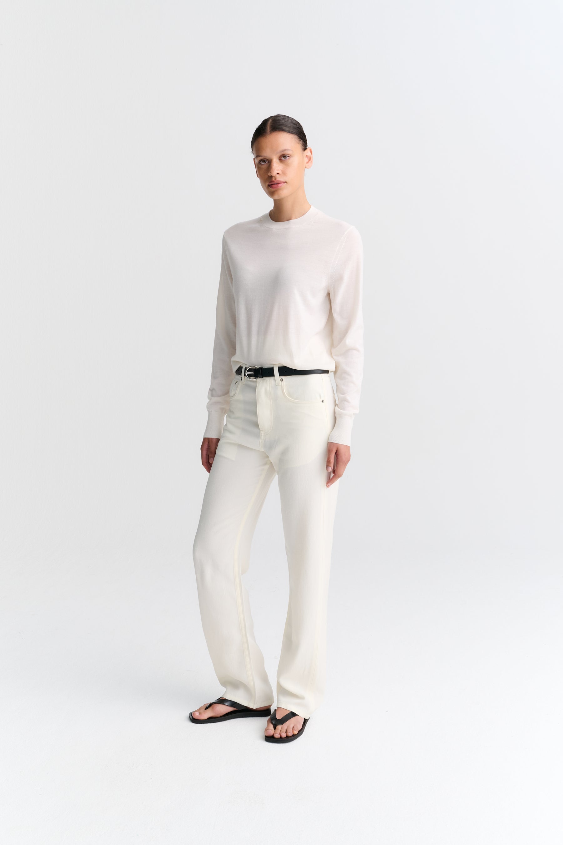 RHEA103 | Crew | Merino Wool | Cream