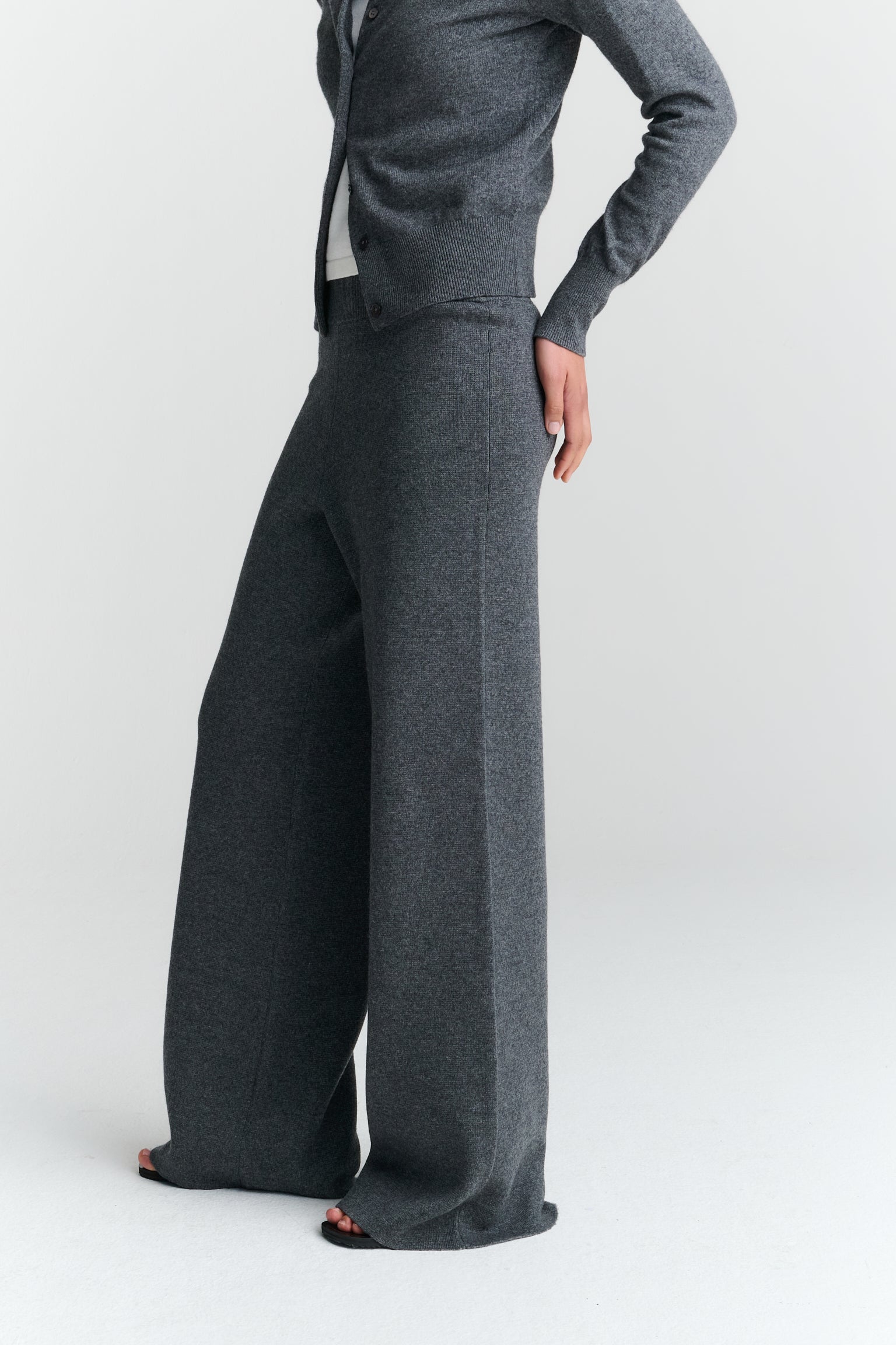 Pants | Wool Cashmere | Grey