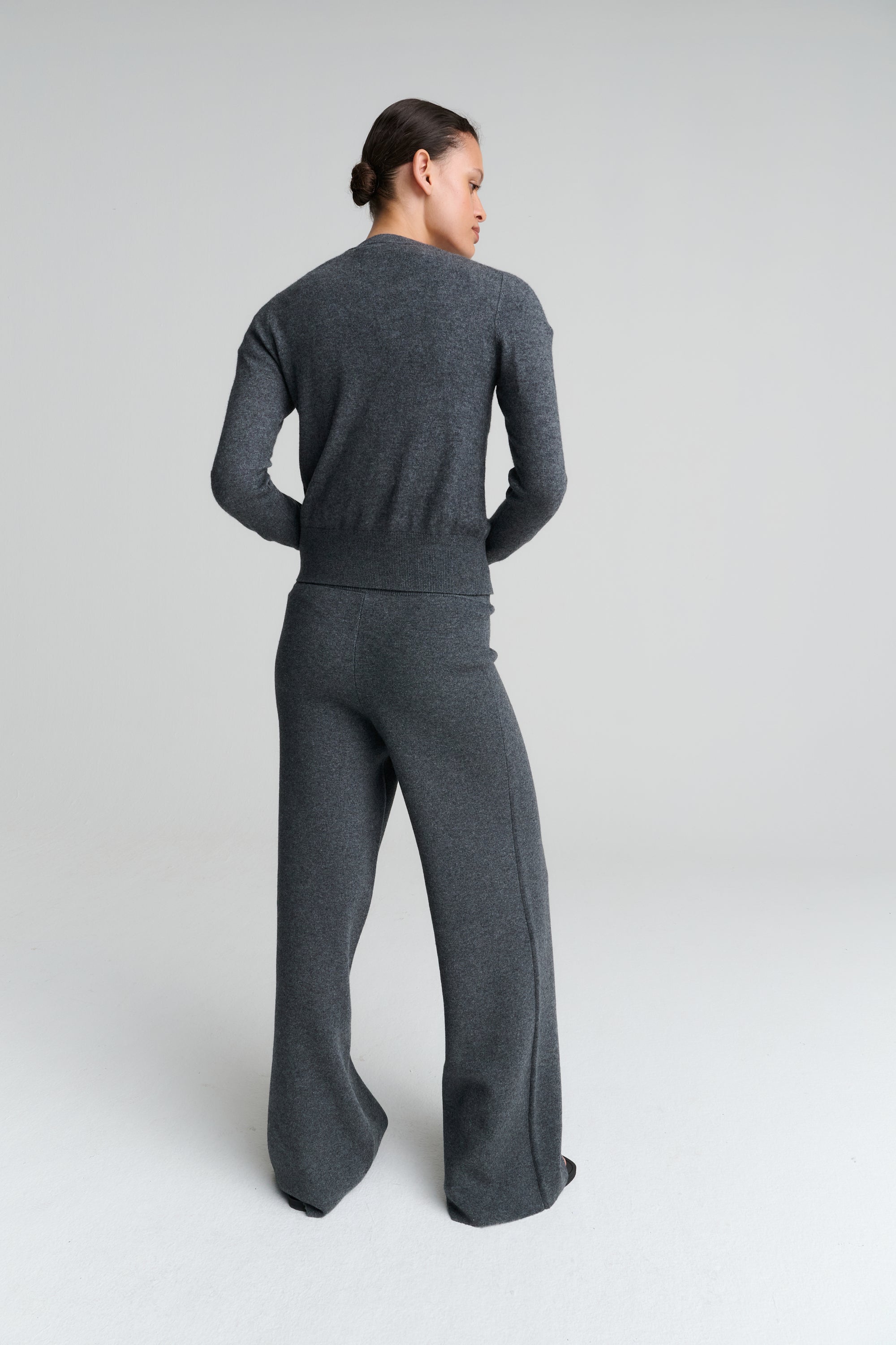 Cardigan | Wool Cashmere | Grey