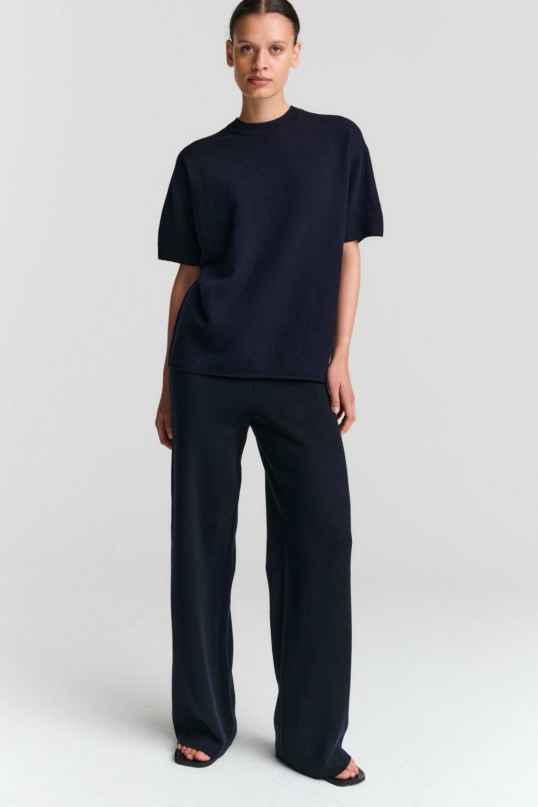 RHEA129 | Pants | Merino Wool | Navy