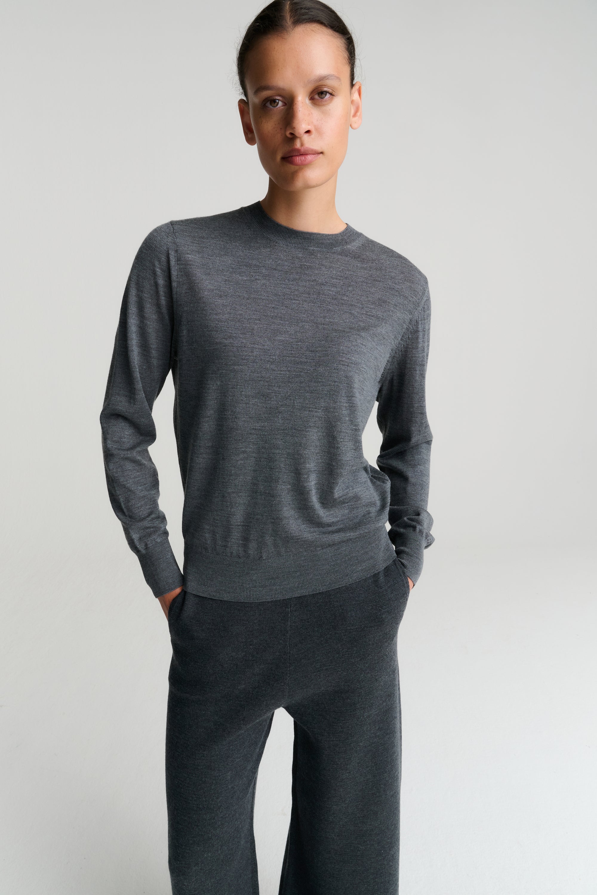Crewneck | Merino Wool | Grey