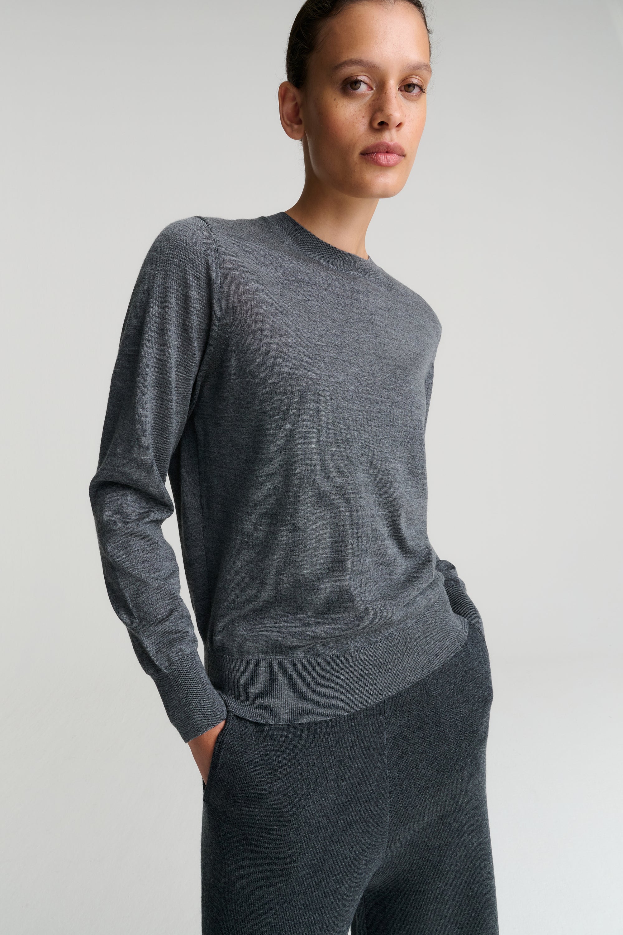 Crewneck | Merino Wool | Grey