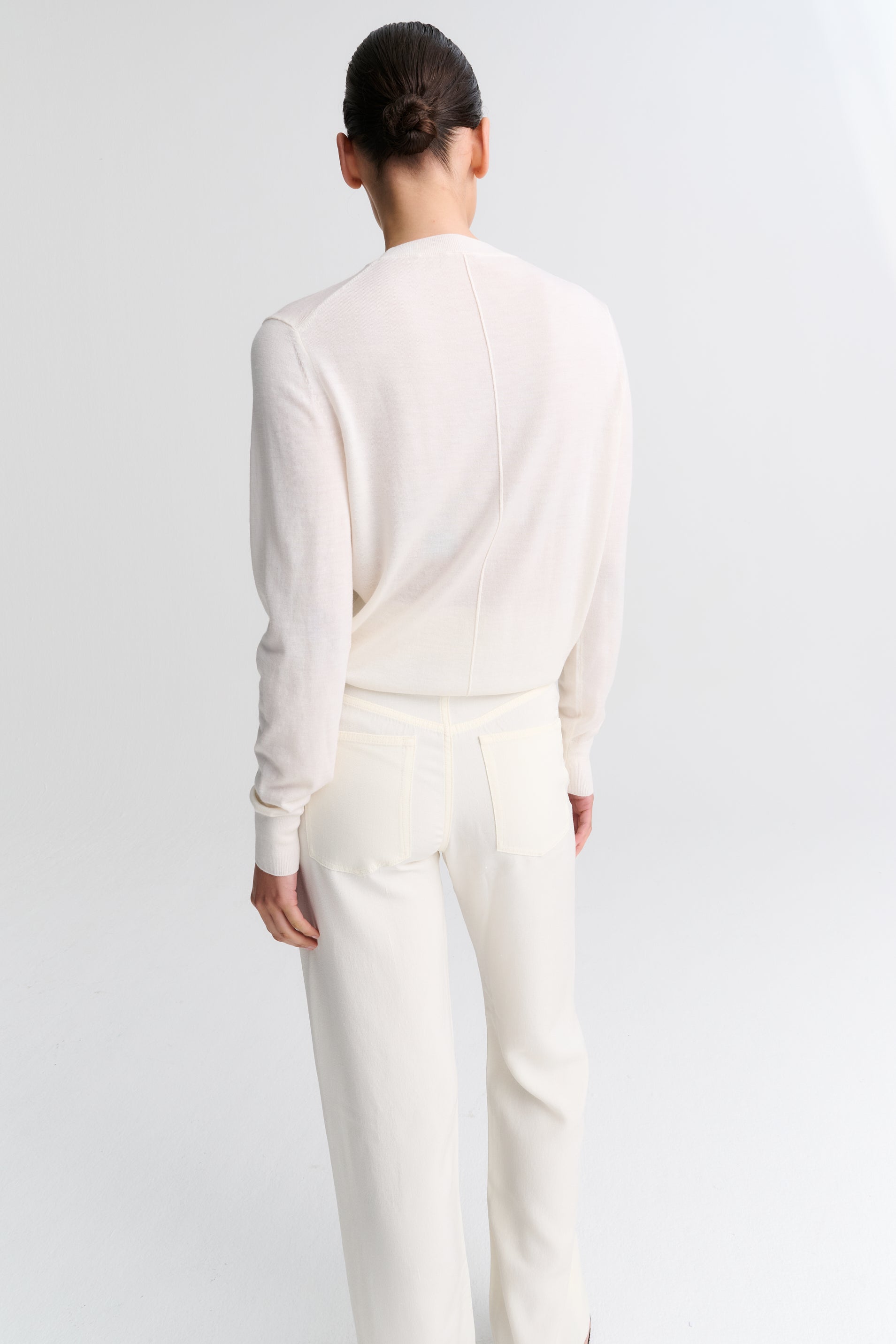 RHEA103 | Crew | Merino Wool | Cream