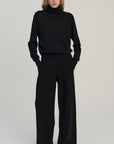 Turtle Neck | Merino Wool | Black