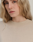 Crew | Wool Cashmere | Sand