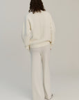 Double Knitted V | Merino Wool | Offwhite