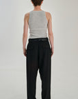 SW29.04 | Ribbed Tank | Lyocell Wool | Light Grey