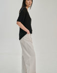 SW28.01 | TShirt | Lyocell Wool | Black