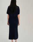 BT06.02 | Skirt | Lyocell Wool | Navy