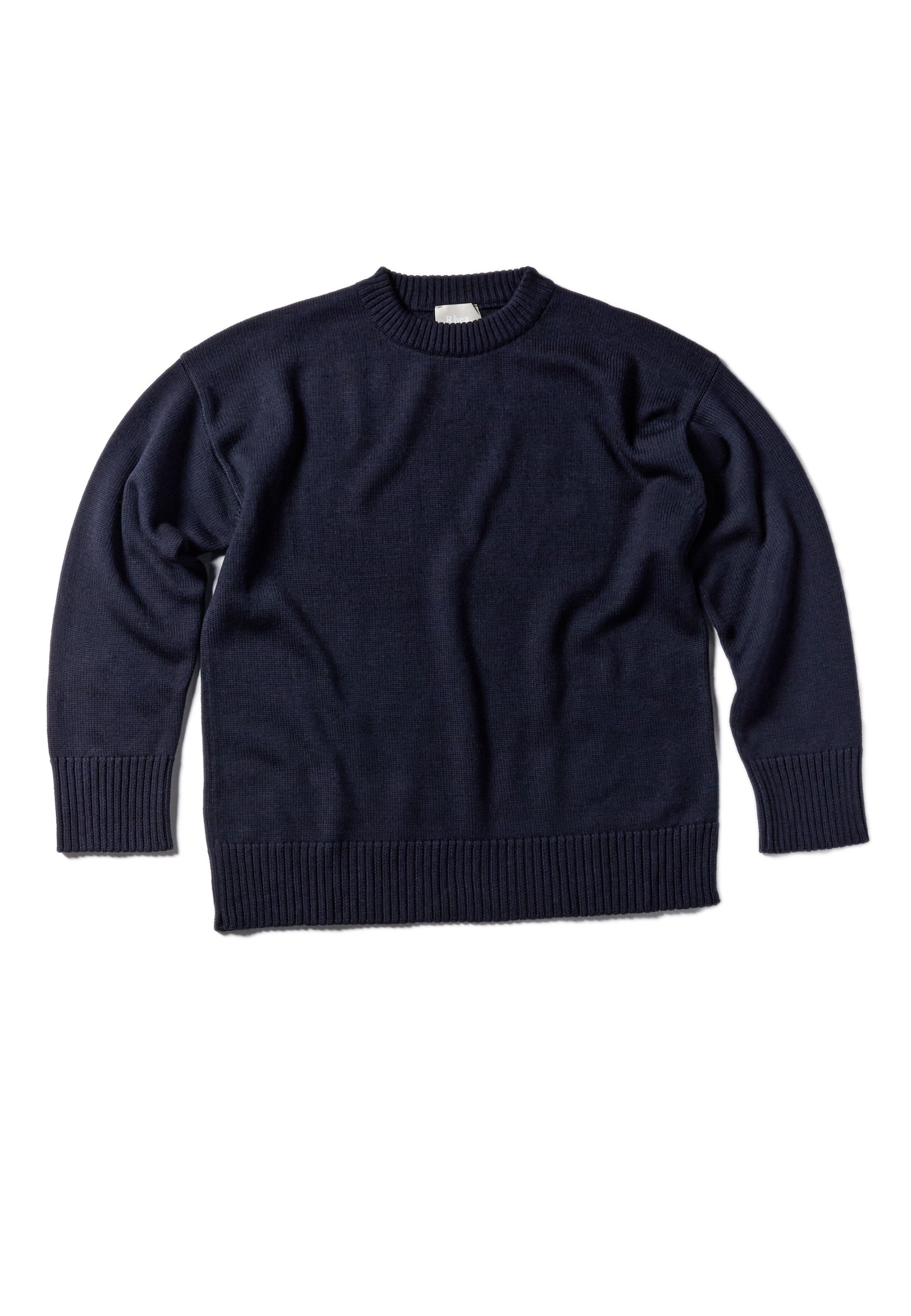 Heavy Crew | Merino Wool | Navy