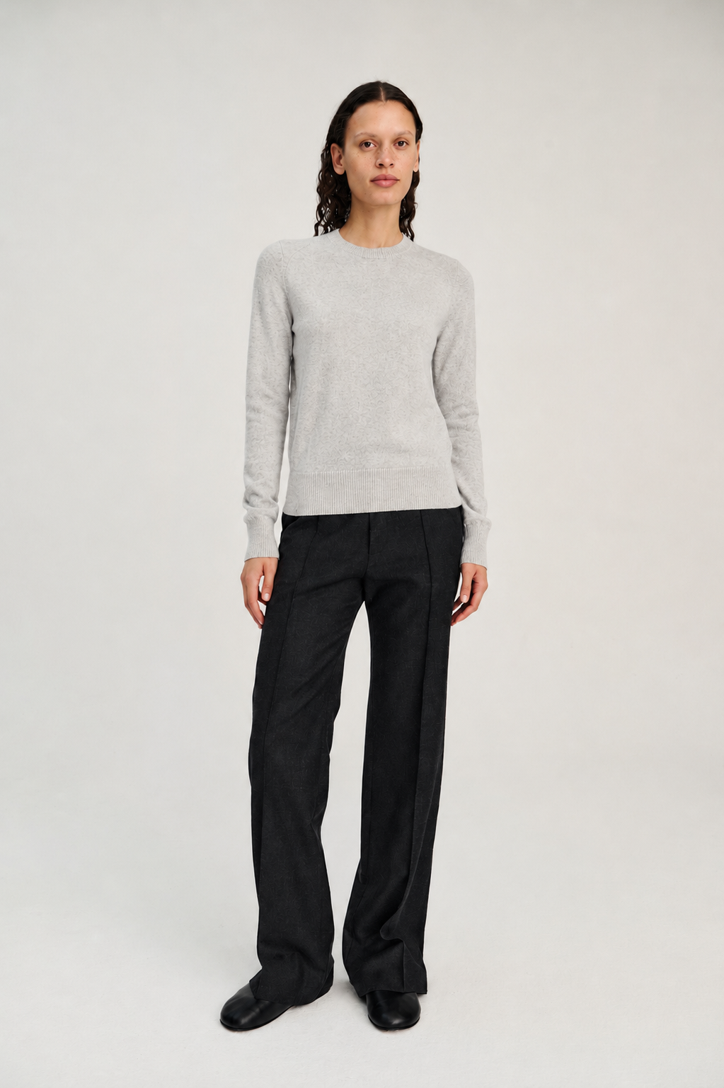SW22.04 | Crew | Light Grey | Wool &amp; Cashmere
