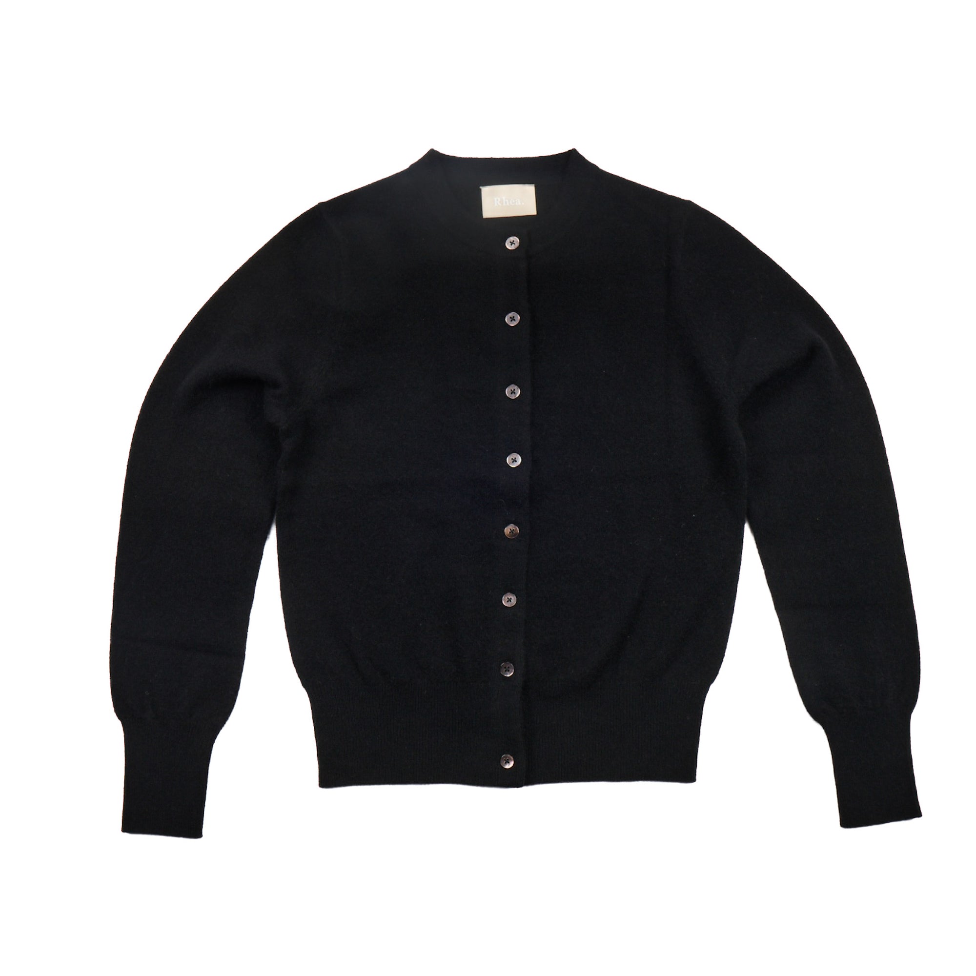 RHEA093. Cardigan. Black