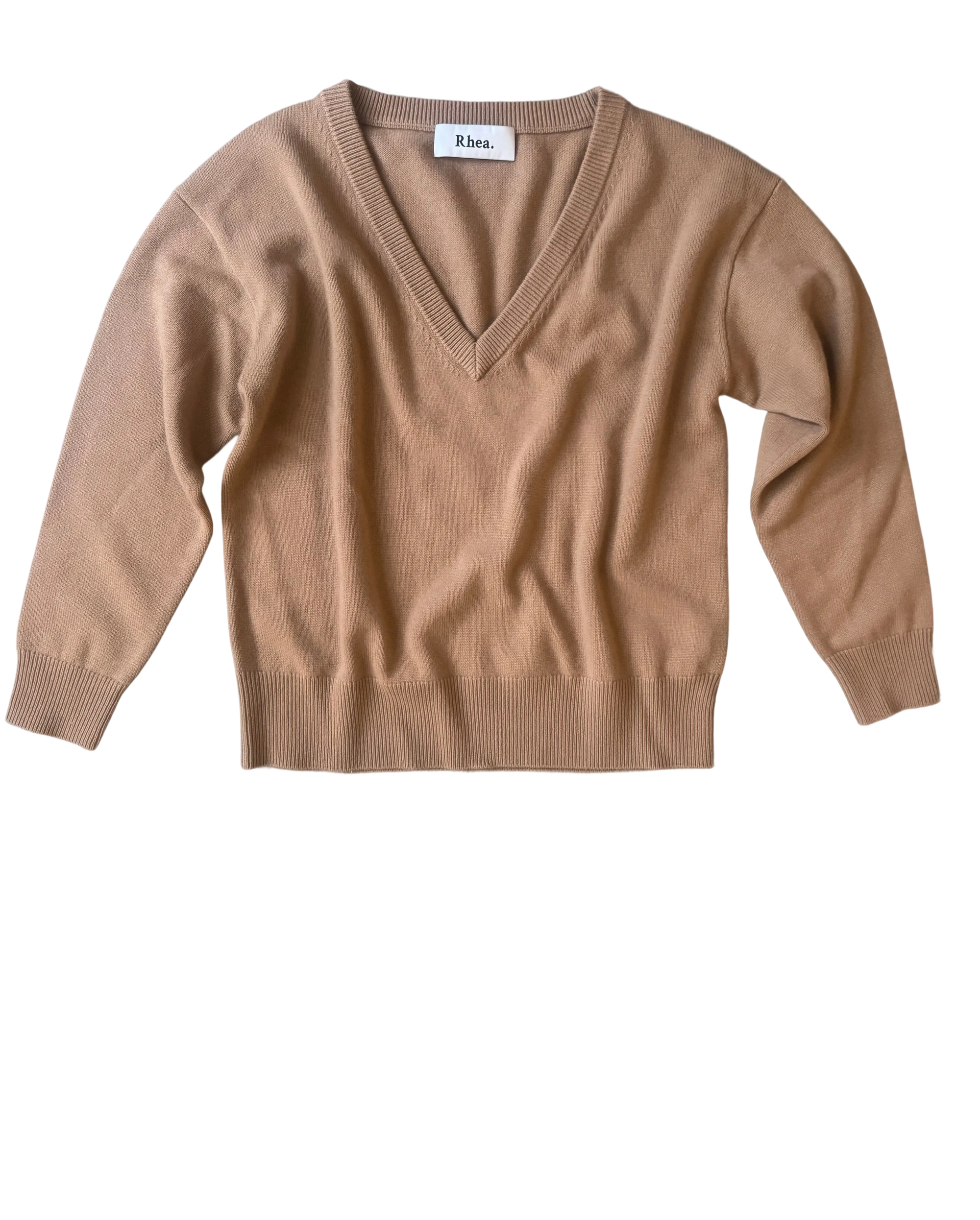 SW14.09 | V Neck | Camel | Wool &amp; Cashmere