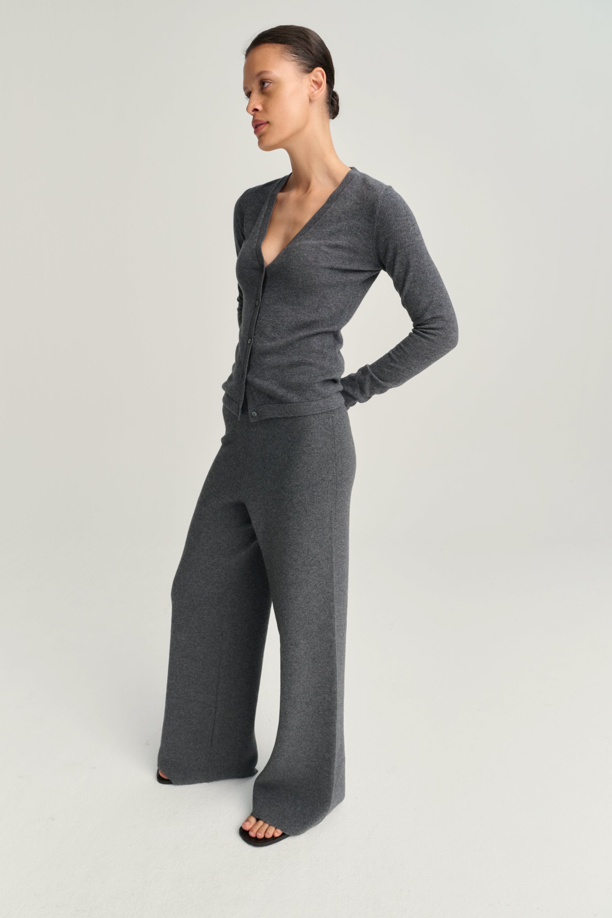Pants | Wool Cashmere | Grey