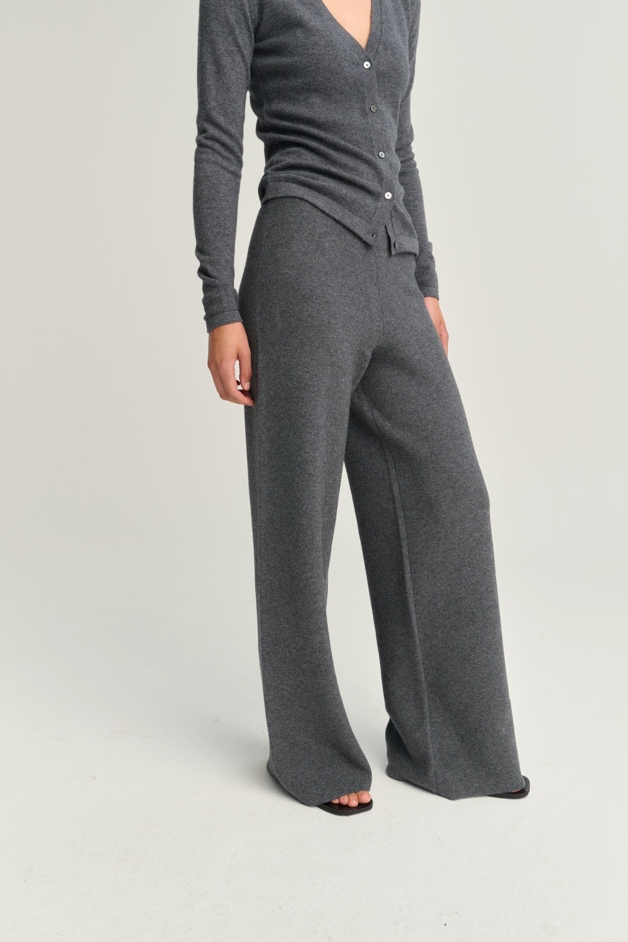 Pants | Wool Cashmere | Grey
