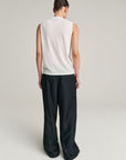 Vest | Merino Wool | Off White