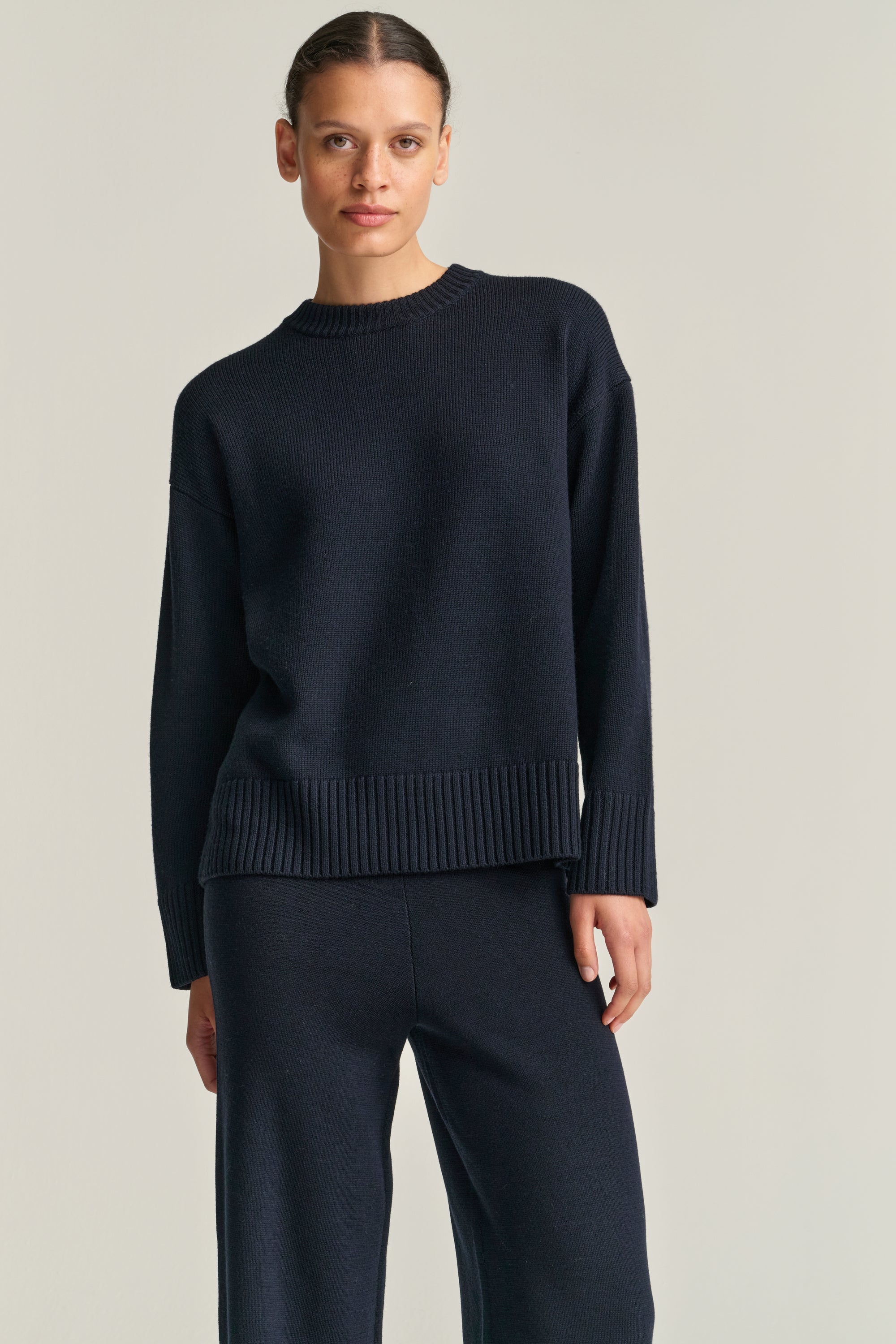 Pants | Merino Wool | Navy