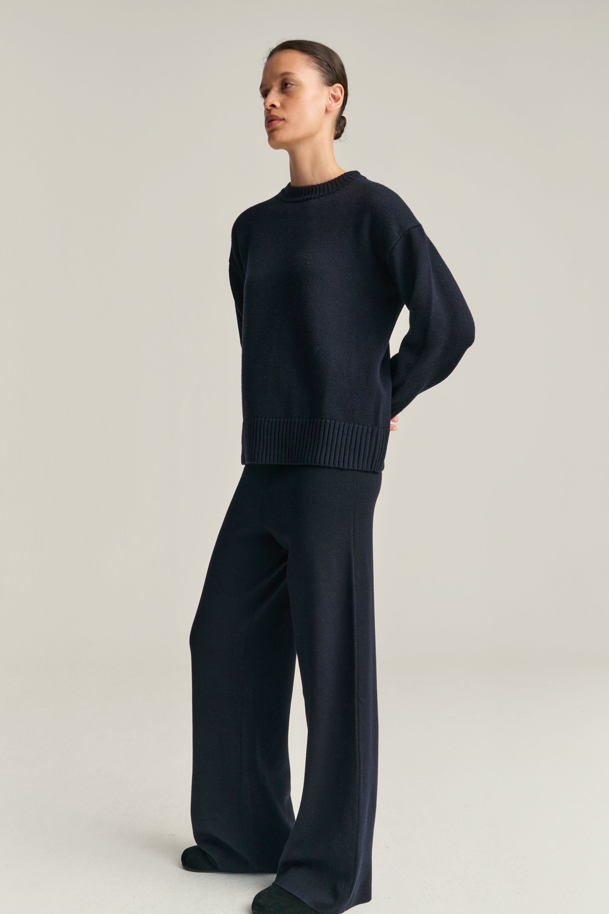 Pants | Merino Wool | Navy