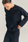 Heavy Crew | Merino Wool | Navy
